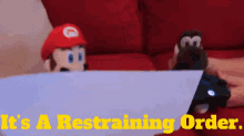 Sml Mario GIF - Sml Mario Its A Restraining Order GIFs