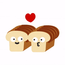 food bread cute love couple