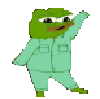Pepe The Frog Dance Sticker - Pepe The Frog Dance Pepepeepo Jammies Stickers