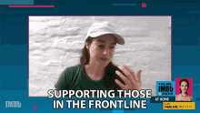 Supporting Those In The Frontline Shailene Woodley GIF - Supporting Those In The Frontline Shailene Woodley The Imdb Show GIFs