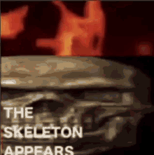 Theskeletonappears Fire GIF - Theskeletonappears Skeleton Fire GIFs