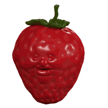 crazy fruit strawberry smile