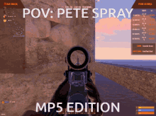 Pov Pete Spray Mp5edition GIF - Pov Pete Spray Mp5edition GIFs