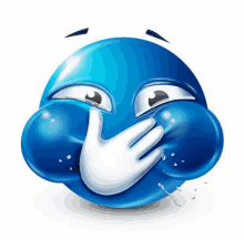 Emoji Blue GIF - Emoji Blue Laugh GIFs