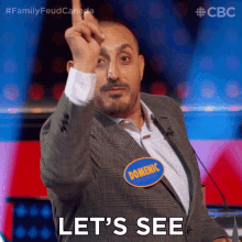 Lets See Domenic GIF - Lets See Domenic Family Feud Canada GIFs