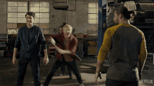 Punched Daniel Larusso GIF - Punched Daniel Larusso Johnny Lawrence GIFs