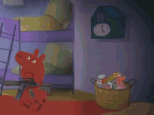 a picture of a cartoon character with the words baciami il culo