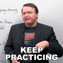 Keep Practicing Alex GIF - Keep Practicing Alex Engvid GIFs