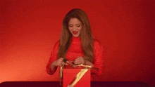 Shakira Rojo Shakira Open GIF