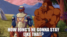Masters Of The Universe Beast Man GIF - Masters Of The Universe Beast Man How Longs He Gonna Stay Like That GIFs