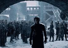 Game Of Thrones Jon Snow GIF - Game Of Thrones Jon Snow Walking Away GIFs