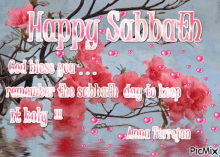happy sabbath god bless you sabbath day