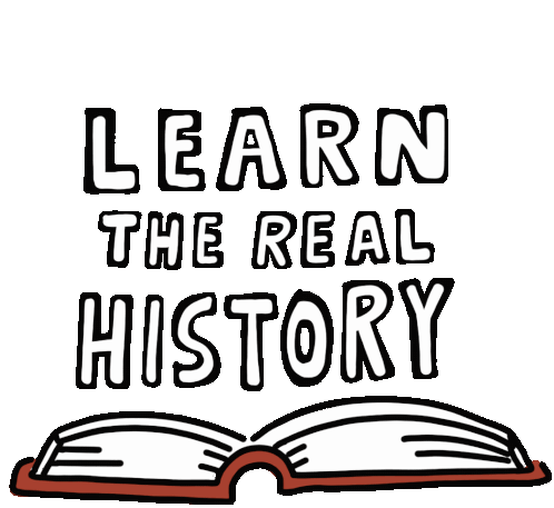 Mary Lytle Learn The Real History Sticker - Mary Lytle Learn The Real History History Stickers