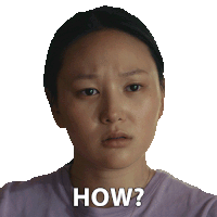 a woman in a purple shirt is asking the question how
