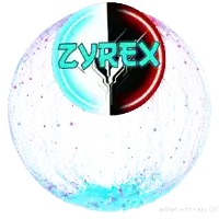 a logo for zyrex is shown in a circle
