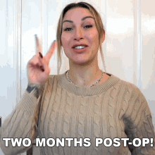 Two Months Post Op Tracy Kiss GIF - Two Months Post Op Tracy Kiss After Two Months GIFs