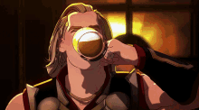 What If Thor GIF - What If Thor Drinking Beer GIFs