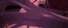 a girl with red hair and green eyes is holding a sword in her hands .