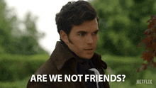 Are We Not Friends Colin GIF - Are We Not Friends Colin Bridgerton GIFs