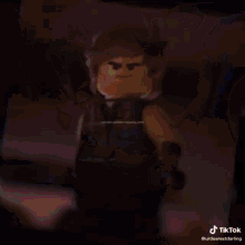 a lego man with a question mark on his face and a tiktok watermark