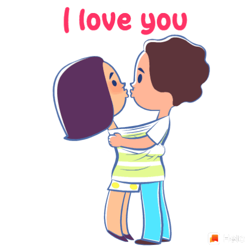 Love You Sticker - Love You Biy Stickers