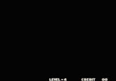 a video game screen shows a man sitting at a desk in front of a city skyline and the words insert coin
