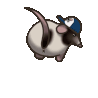 Rat Dumpy Sticker