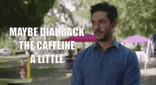 Love To The Rescue Michael Rady GIF - Love To The Rescue Michael Rady Dial Back Caffeine GIFs
