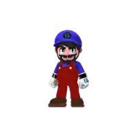 a cartoon character with a beard and a hat with the number 13 on it