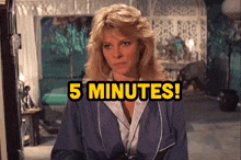 Kate Capshaw 5 Minutes GIF - Kate Capshaw 5 Minutes Temple Of Doom GIFs