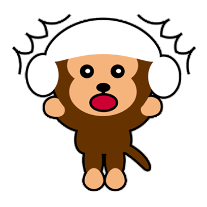 Monkey Animal Sticker - Monkey Animal Surprised Stickers