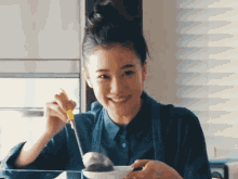 Aoi Yu Cooking GIF - Aoi Yu Cooking Taste GIFs