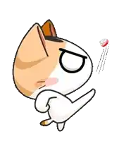 a cartoon cat is standing next to a glass of wine and a jar of jam .