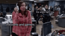 Gamer Introvert GIF - Gamer Introvert The World Right Now GIFs