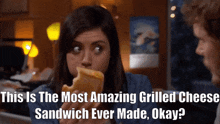 Parks And Rec April Ludgate GIF - Parks And Rec April Ludgate Grilled Cheese GIFs