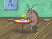 Spongebob Eating GIF