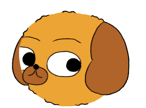 Littlest Friends Pup Sticker - Littlest Friends Pup Head Stickers