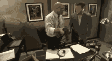 Kurt Angle Jeremy Borash GIF - Kurt Angle Jeremy Borash Shirts GIFs