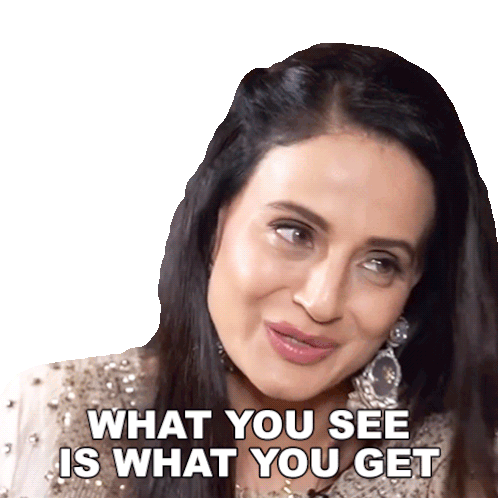 What You See Is What You Get Ameesha Patel Sticker - What You See Is What You Get Ameesha Patel Pinkvilla Stickers
