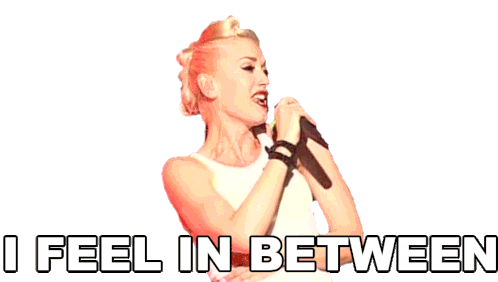I Feel In Between Gwen Stefani Sticker - I Feel In Between Gwen Stefani No Doubt Stickers