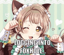 Foxhole Logging Into Foxhole GIF - Foxhole Logging Into Foxhole Colonial GIFs