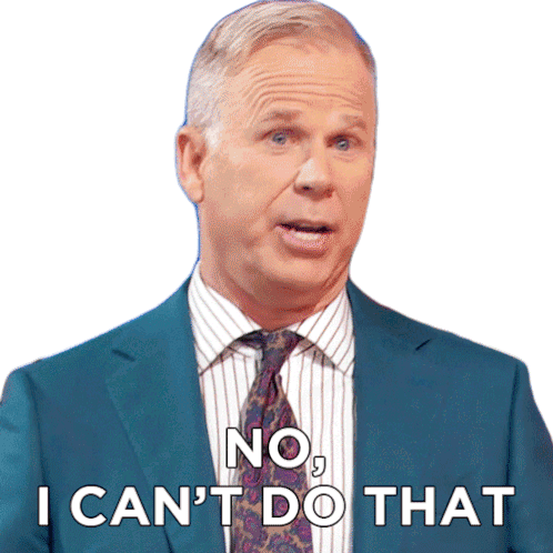 No I Cant Do That Gerry Dee Sticker - No I Cant Do That Gerry Dee Family Feud Canada Stickers