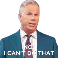 No I Cant Do That Gerry Dee Sticker - No I Cant Do That Gerry Dee Family Feud Canada Stickers
