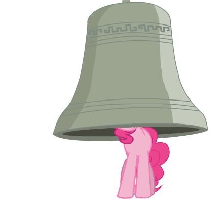 Pinkie Pie Ringing Bell Sticker - Pinkie Pie Ringing Bell Ring Bell Stickers