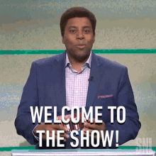 Welcome To The Show Saturday Night Live GIF - Welcome To The Show Saturday Night Live Welcome One And All GIFs