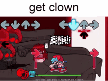 get clown clown get over here get real fnf