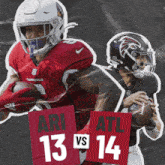 Atlanta Falcons (14) Vs. Arizona Cardinals (13) Half-time Break GIF - Nfl National Football League Football League GIFs