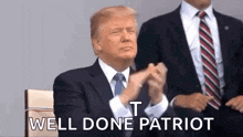 Trump Clapping Well Done Patriot GIF - Trump Clapping Well Done Patriot Clap GIFs