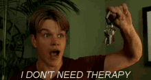 Matt Damon Therapy GIF - Matt Damon Therapy Therapist GIFs