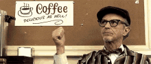 Coffee Oldman GIF - Coffee Oldman Zodiac GIFs